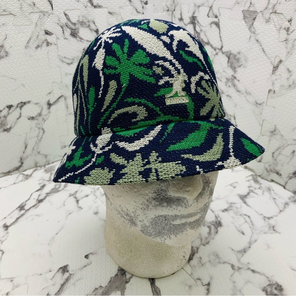 Kangol Street Floral Navy | Grey | White |Green Casual Bucket Hat
